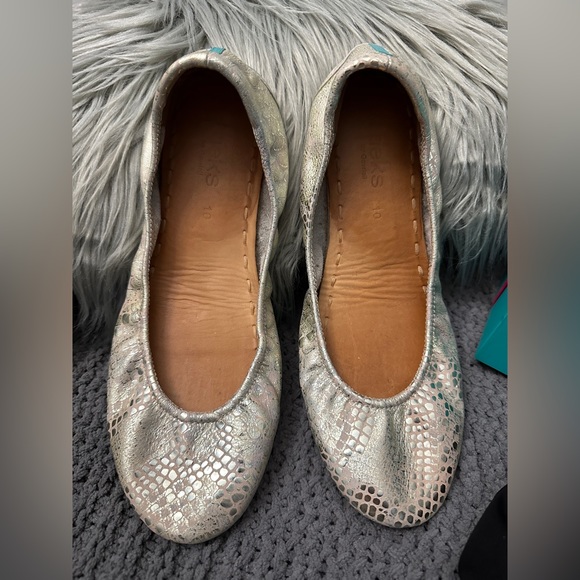 Tieks Romantic Blush Leather Ballet Flats - Size 10 - EXCEPTIONAL CONDITION - Picture 3 of 8